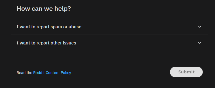 report spam on reddit 1