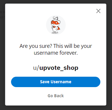 save new username after changing on reddit