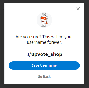 save new username after changing on reddit