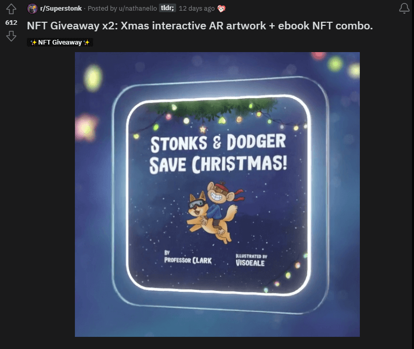 a christmas campaign on reddit