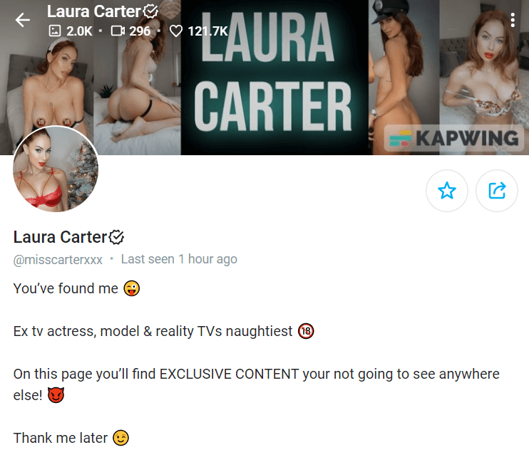 a popular account on Onlyfans