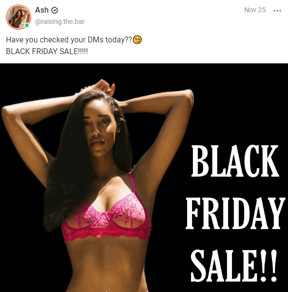 onlyfans sales