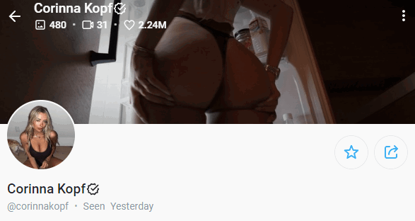 Corinna Kopf on onlyfans