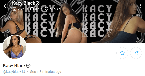 Kacy Black best onlyfans creator