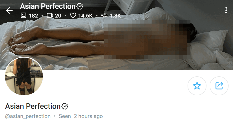 Asian Perfection OnlyFans Account