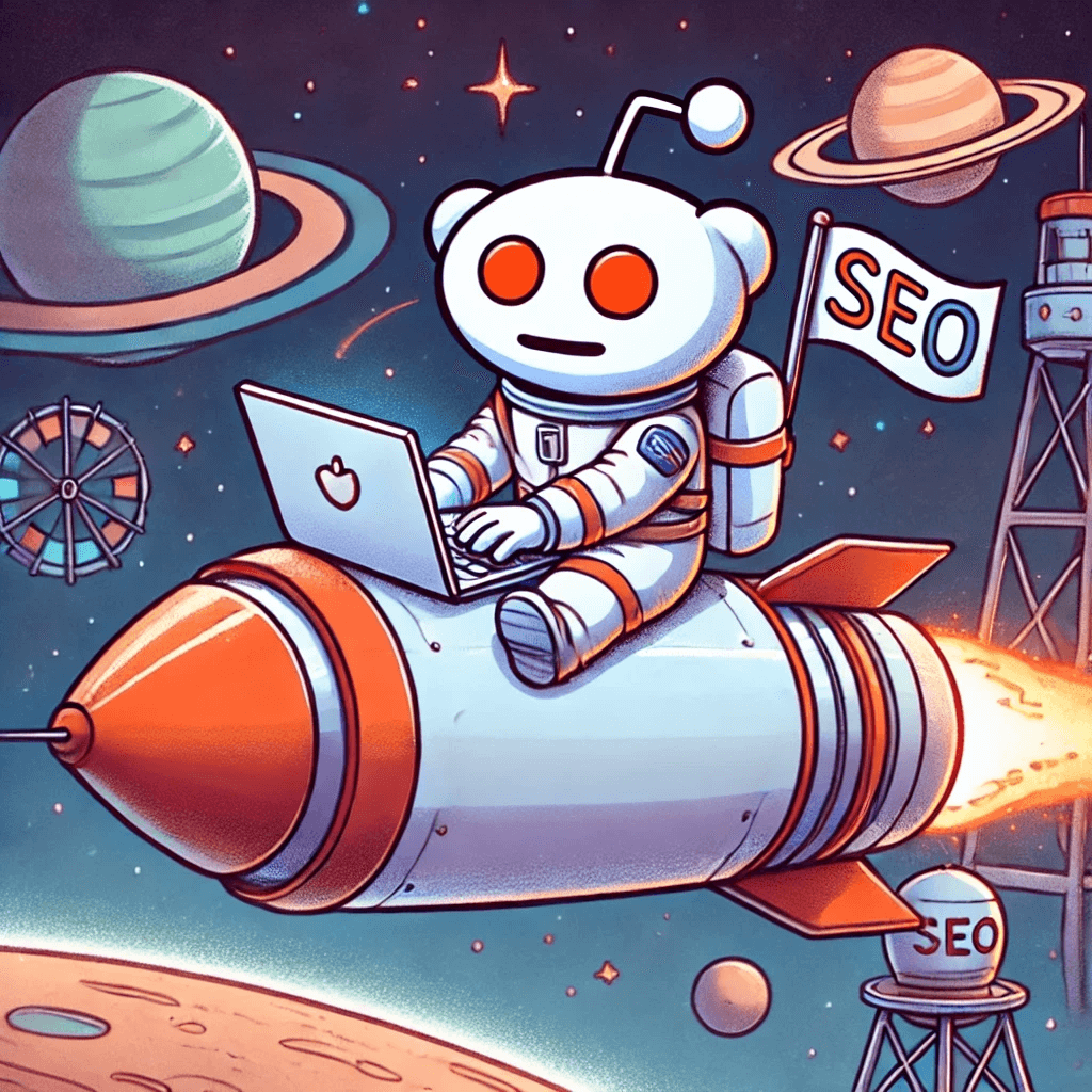 reddit snoo doing SEO